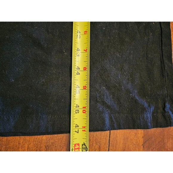 NEW Overalls Wide Leg Cropped Size XL Black Yesno - Picture 5 of 8